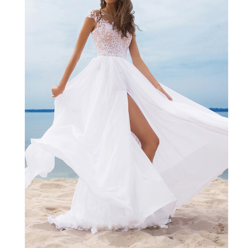 Kissnovaa - Summer New Ladies White Dress