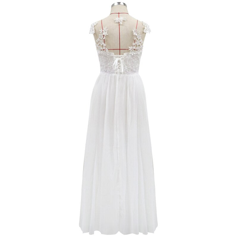 Kissnovaa - Summer New Ladies White Dress