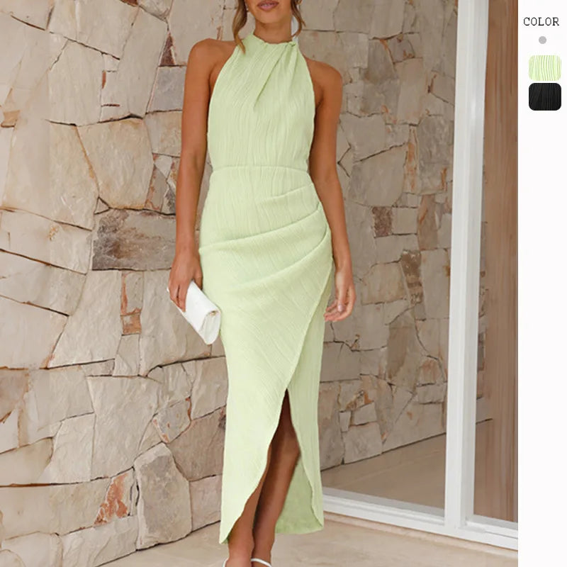 New Highend Slim Long Refined Casual Streetwear Y2K Midi Dresses