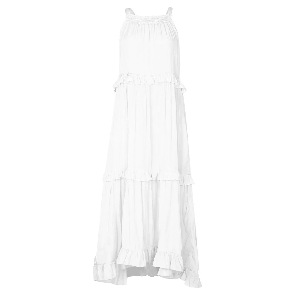 Floorlength New Round Loose Irregular LOOSE Midi Dresses