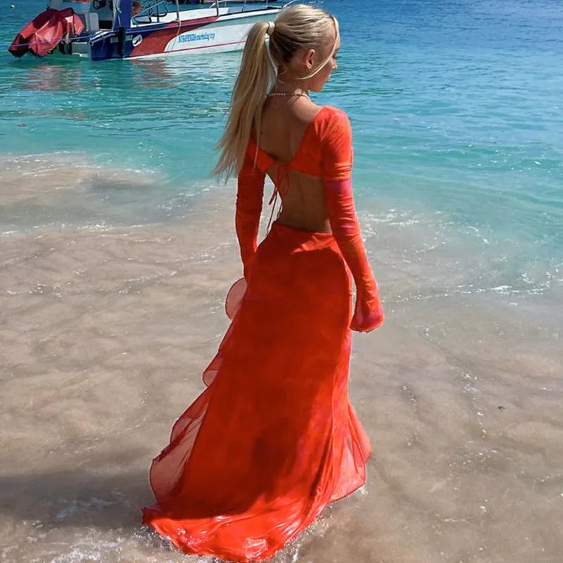 Summer Pure Color Sophisticated Casual Vestidos Traf Midi Dresses