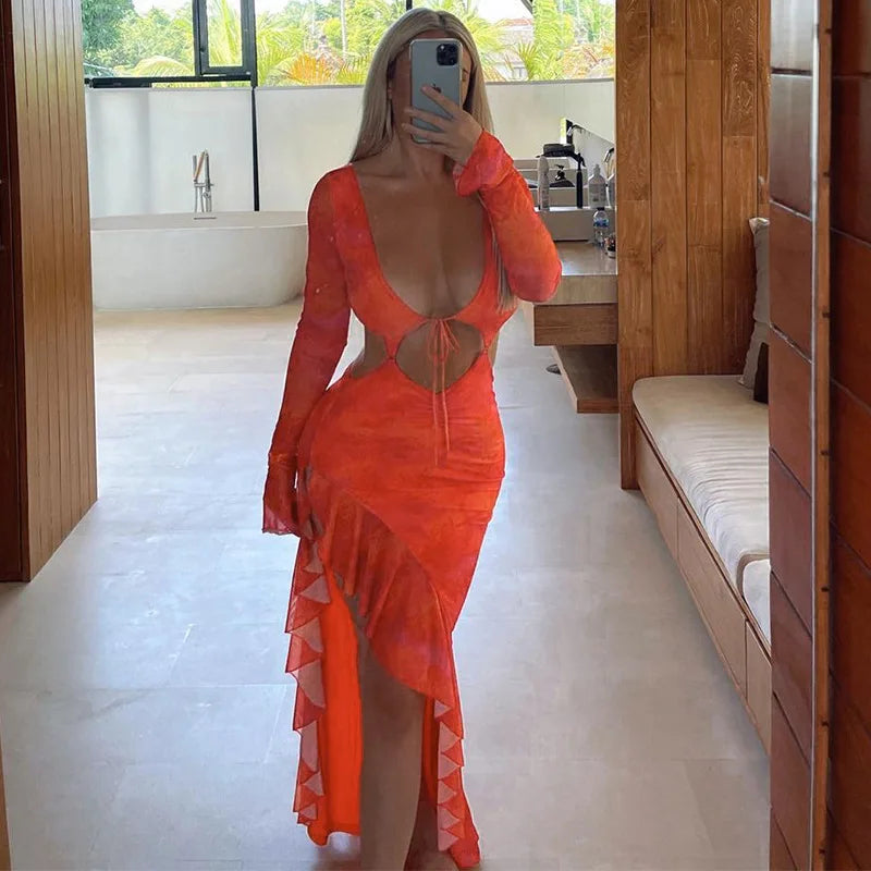 Summer Pure Color Sophisticated Casual Vestidos Traf Midi Dresses