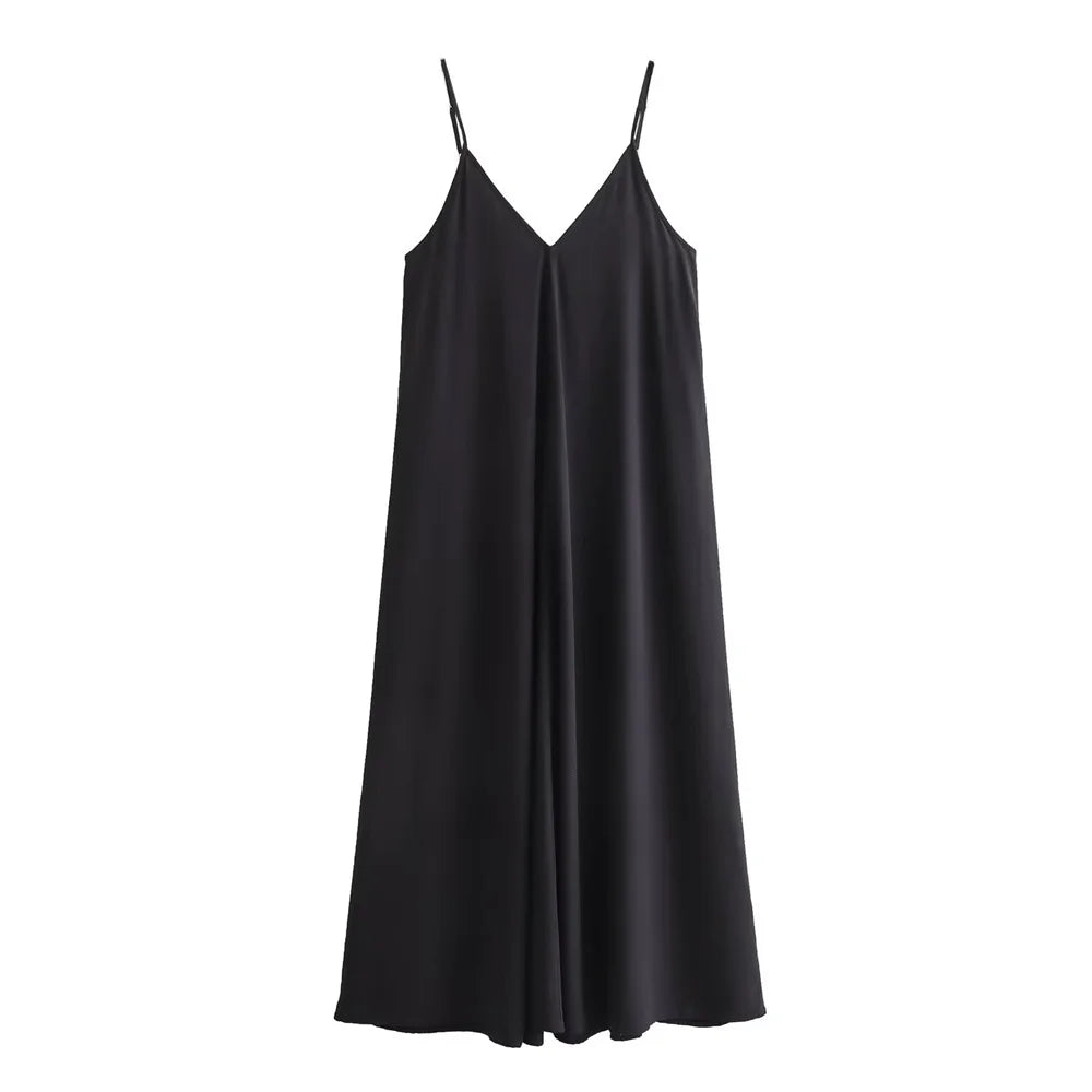 Flowing Dafne Midi Dress for Women Easy Wear Style