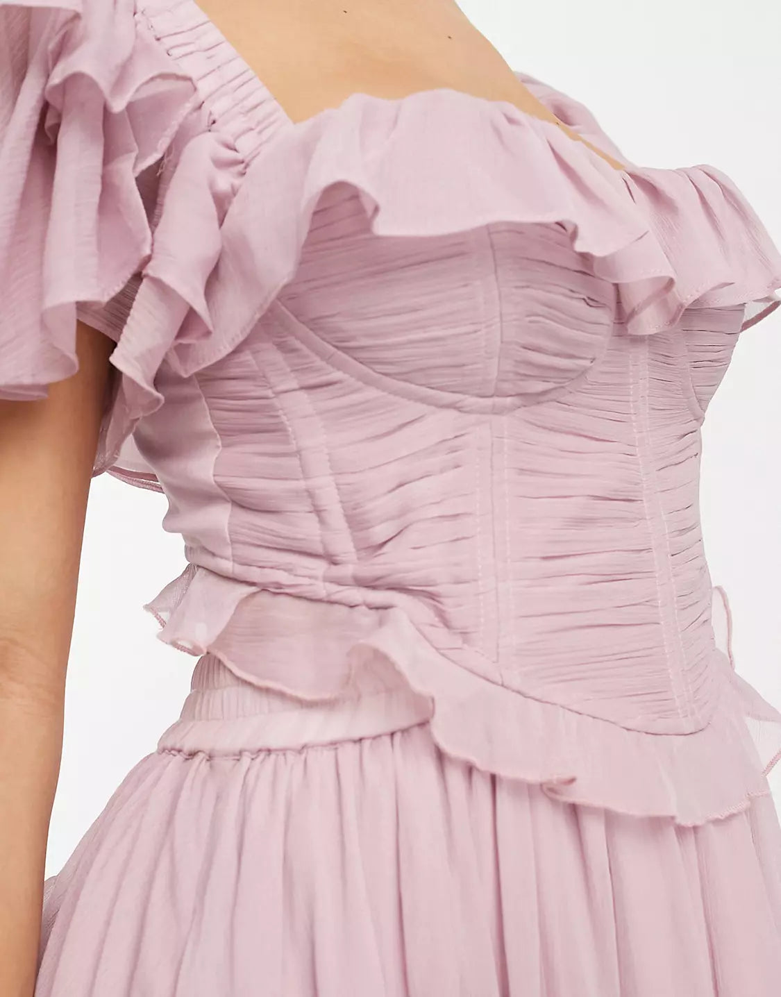Ruffle Freyna Midi Dress