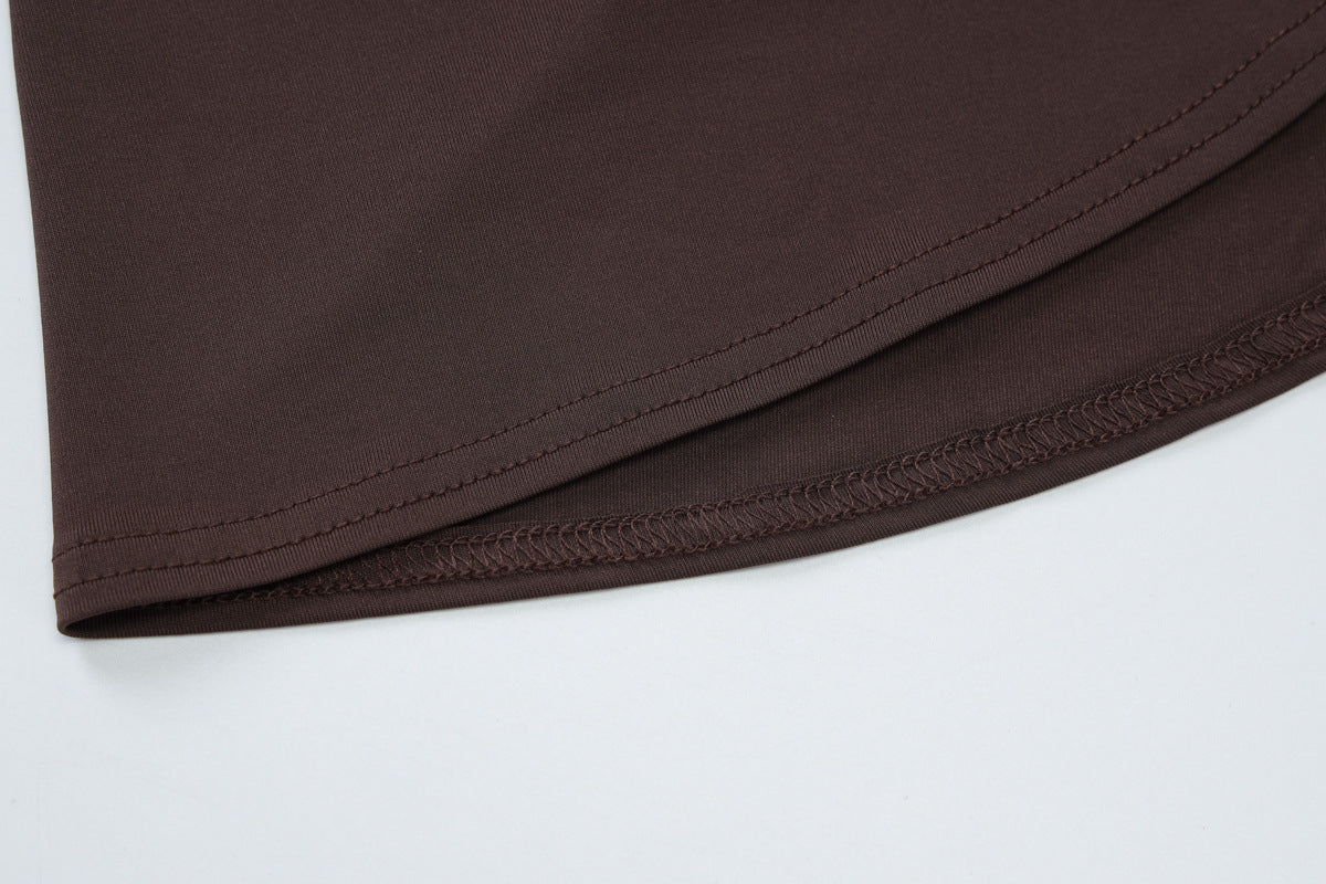 Mini Gema Dress Brown