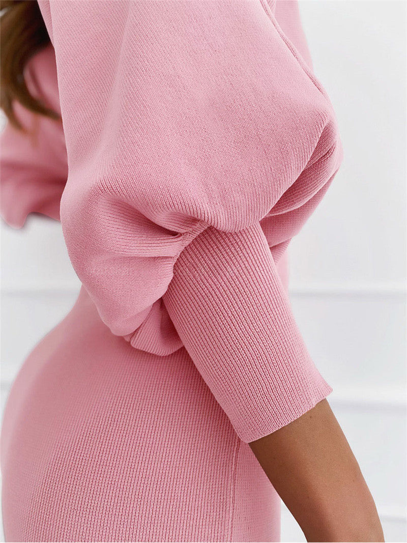 Me Call Angel Textured Satin Dress Pink