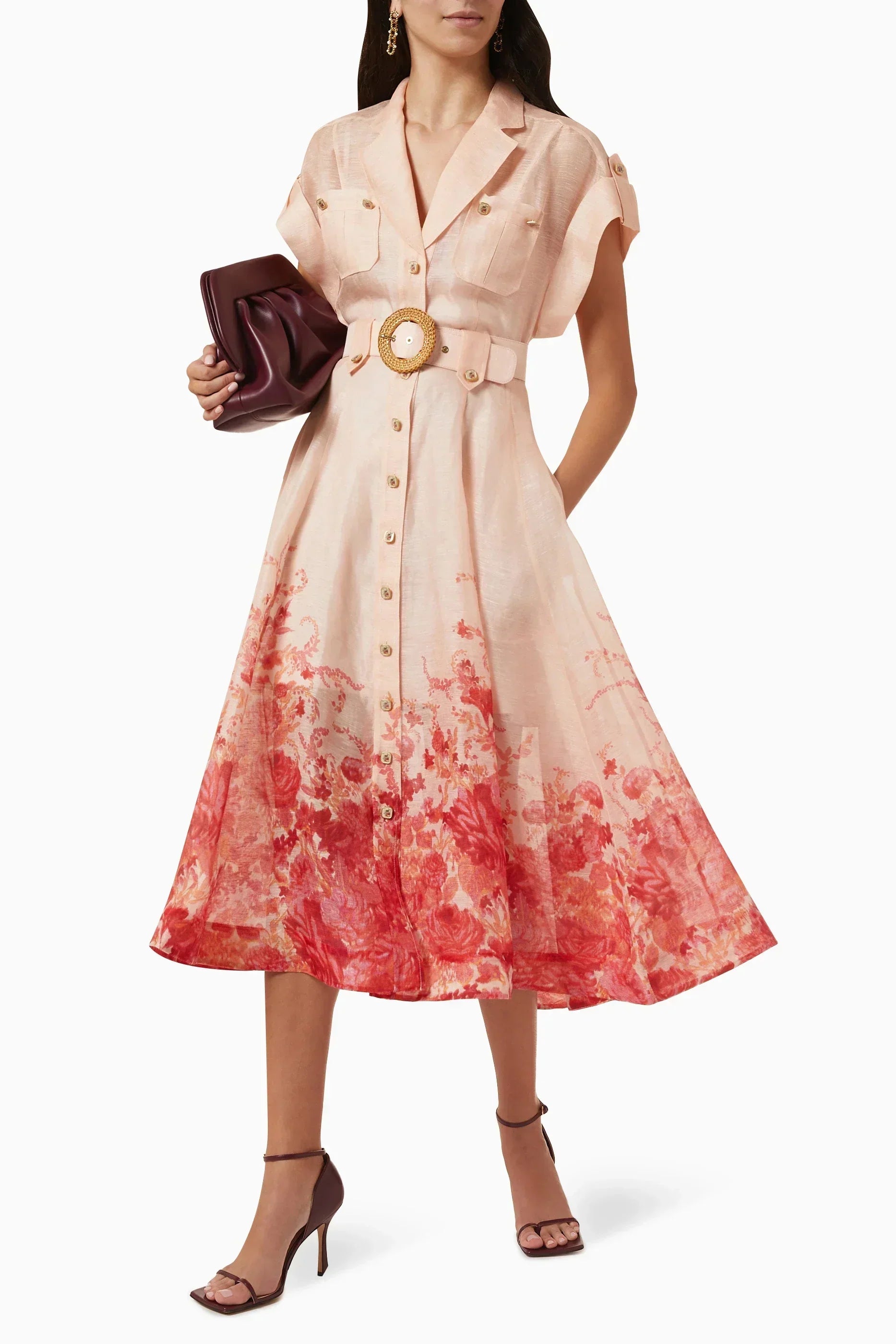 Exclusive María José Mini Dress with Satin Straps Evening Wear Edit