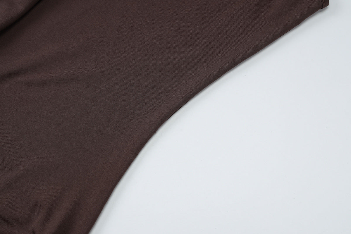 Mini Gema Dress Brown