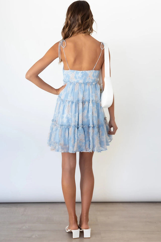Bloom Ruffled Mini Dress
