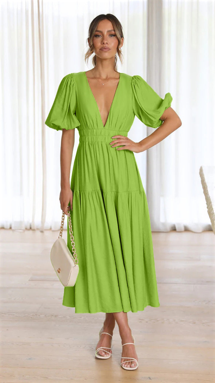 It Brunch Right Midi Dress Light Green