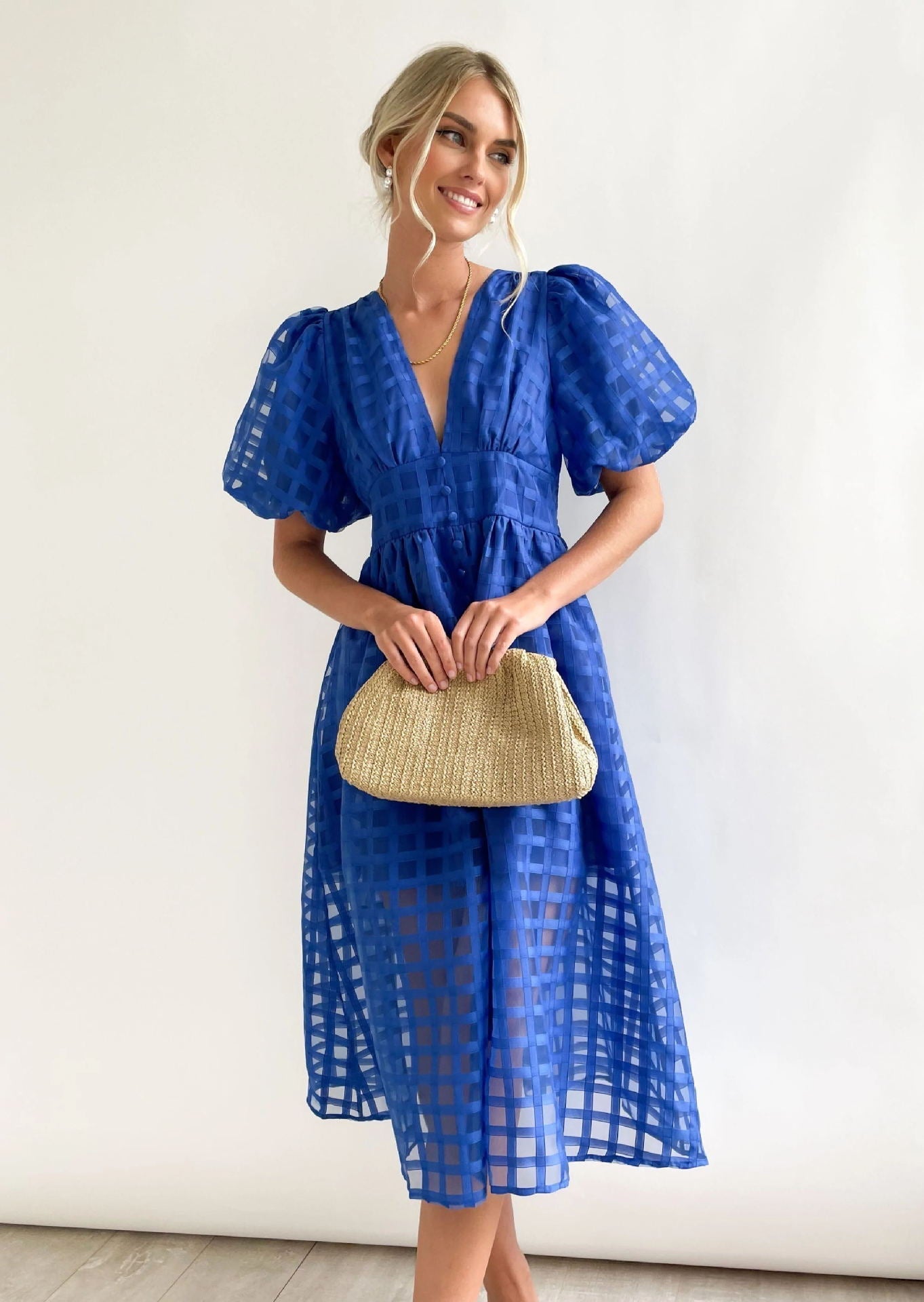 Midi Paradise Dress Blue