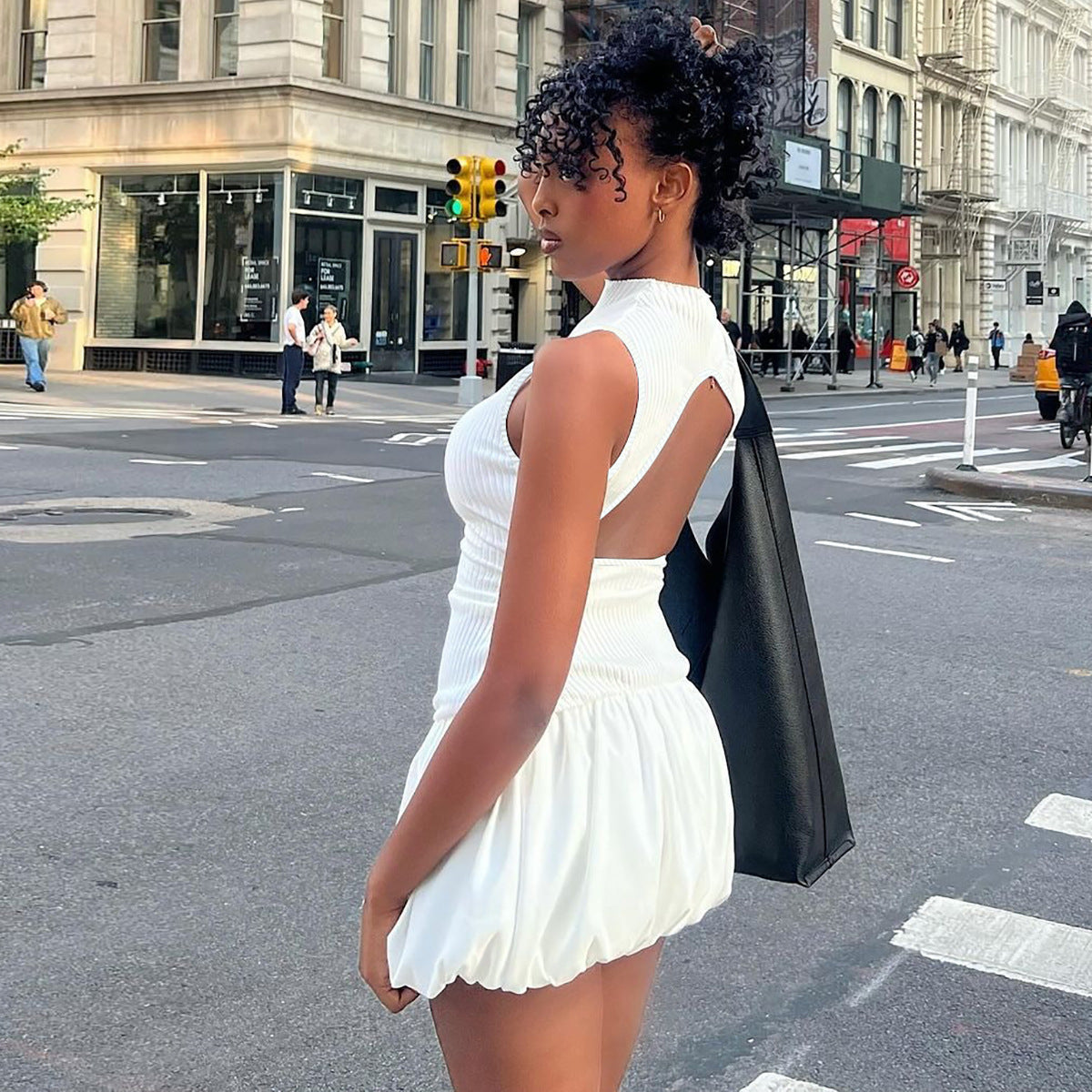 Mini Bliss Dress White