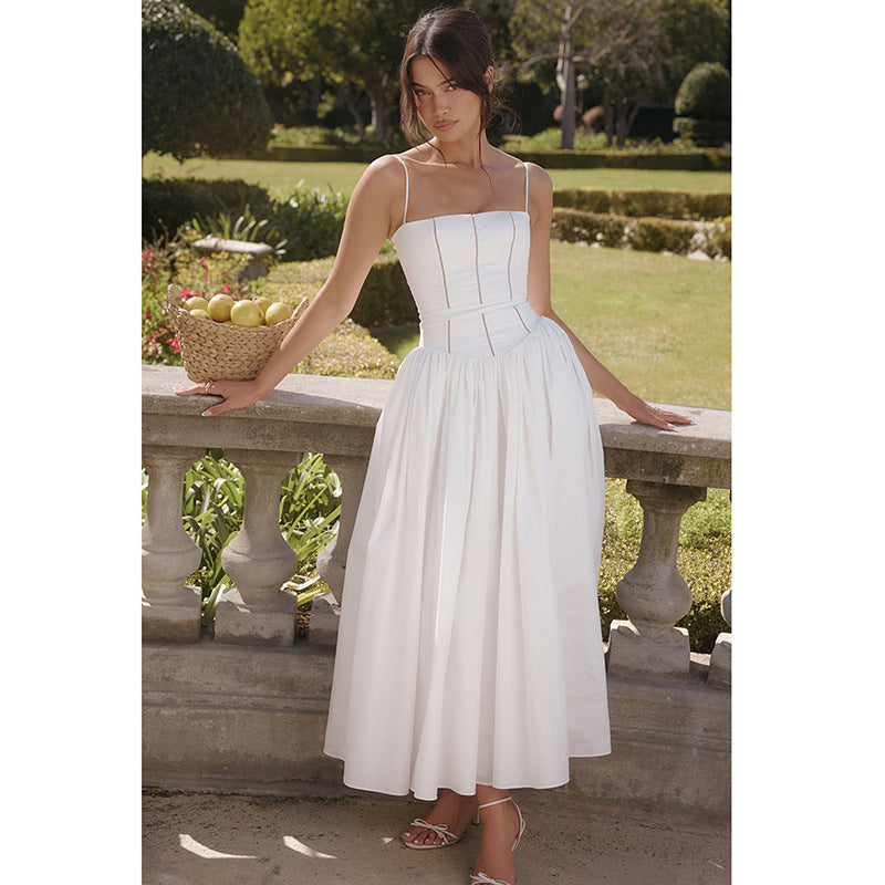 Midi Queenstown Dress White