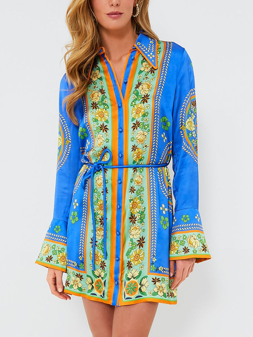 And Exquisite Gorgeous Mosaic Tile Mini Dress