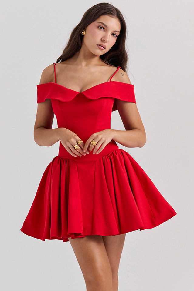 Black Elida Mini Dress