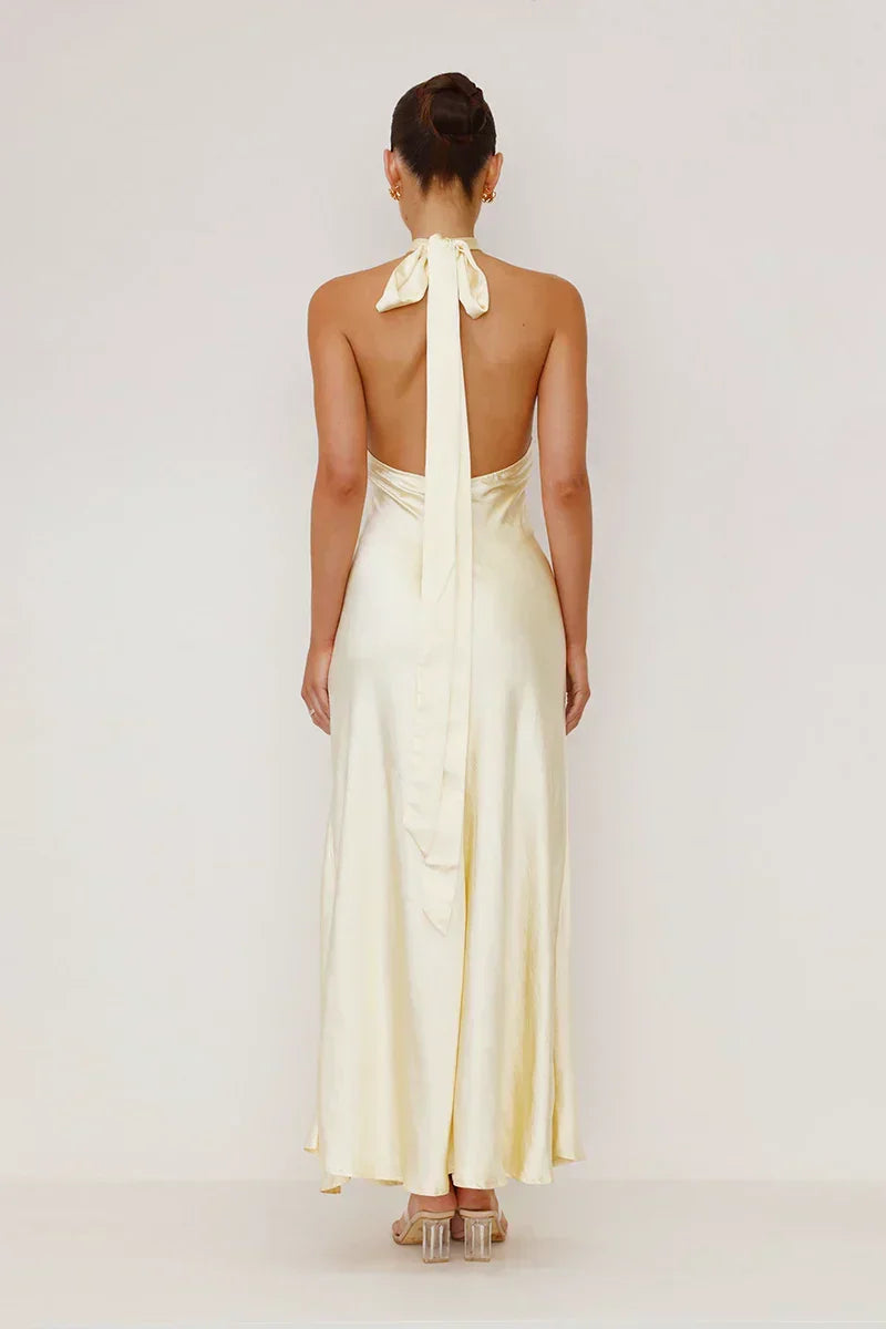 Elsa Exclusive Maxi Dress Yellow Boutique Edit
