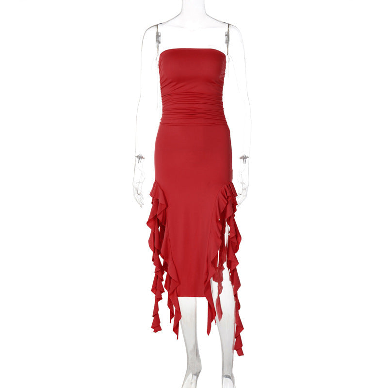 Mini Aliza Dress Red
