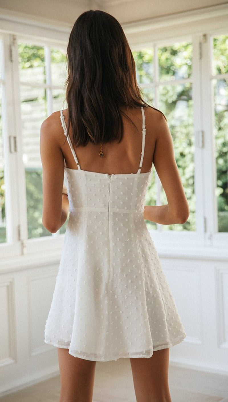 Mini Faidra Dress White
