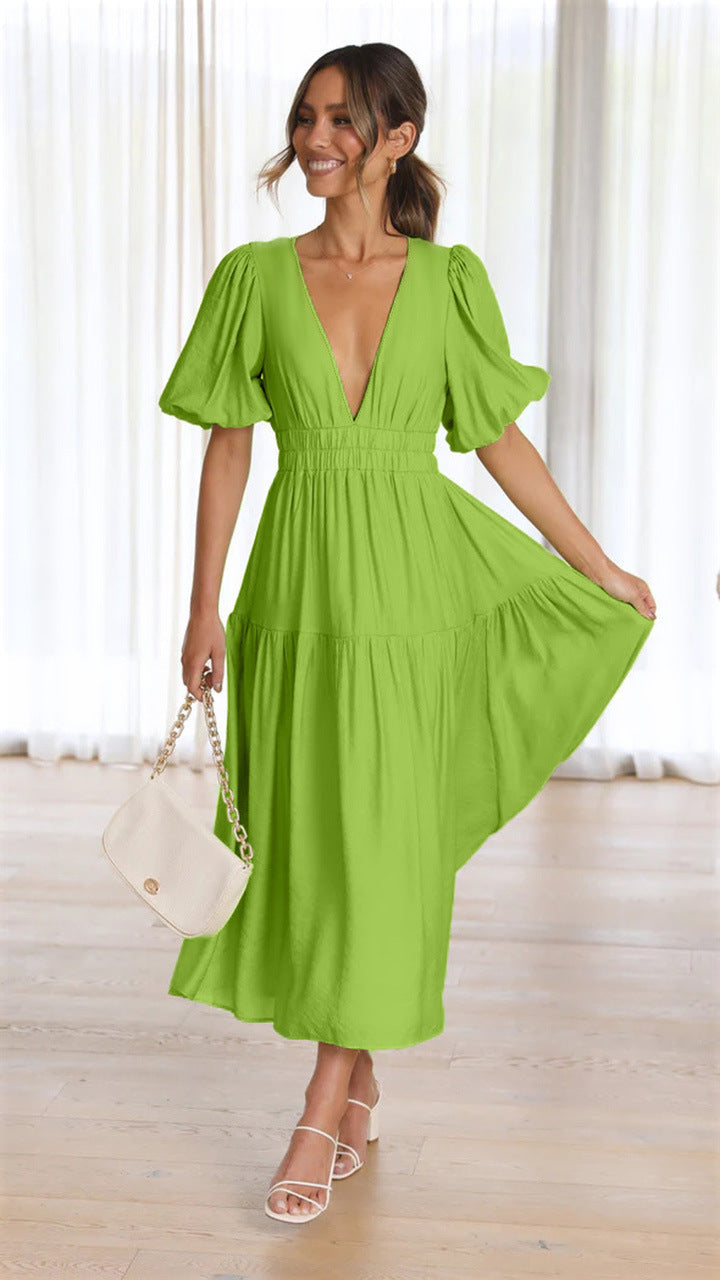 It Brunch Right Midi Dress Light Green