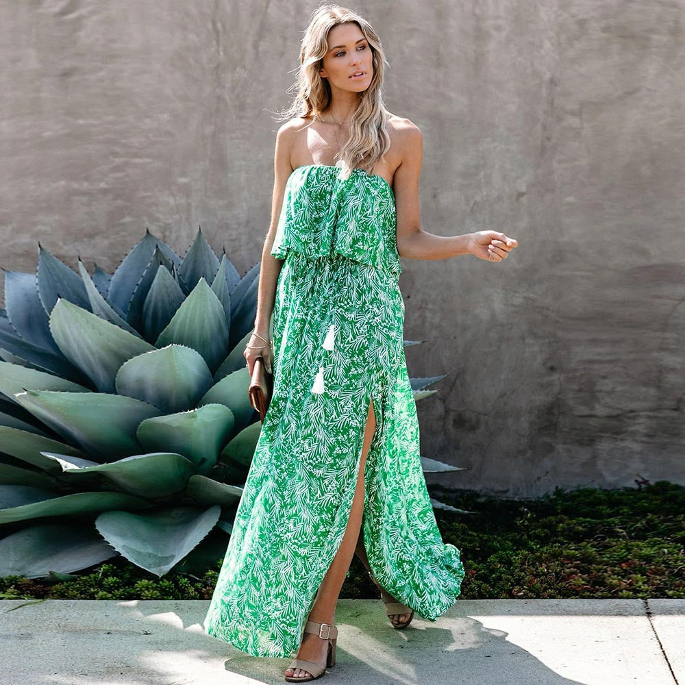 Tatiana Effortless Strapless Maxi Dress Signature Edit