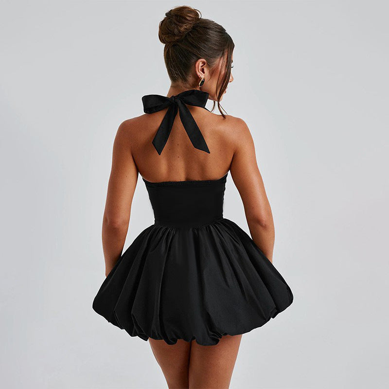 Mini Vettori Dress Black