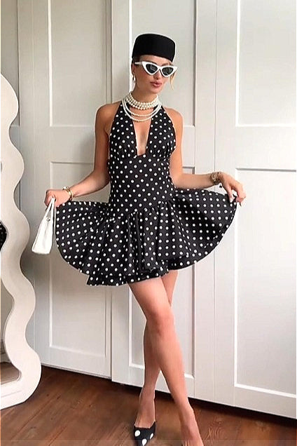 Hem Asym Stacked Mini Dress