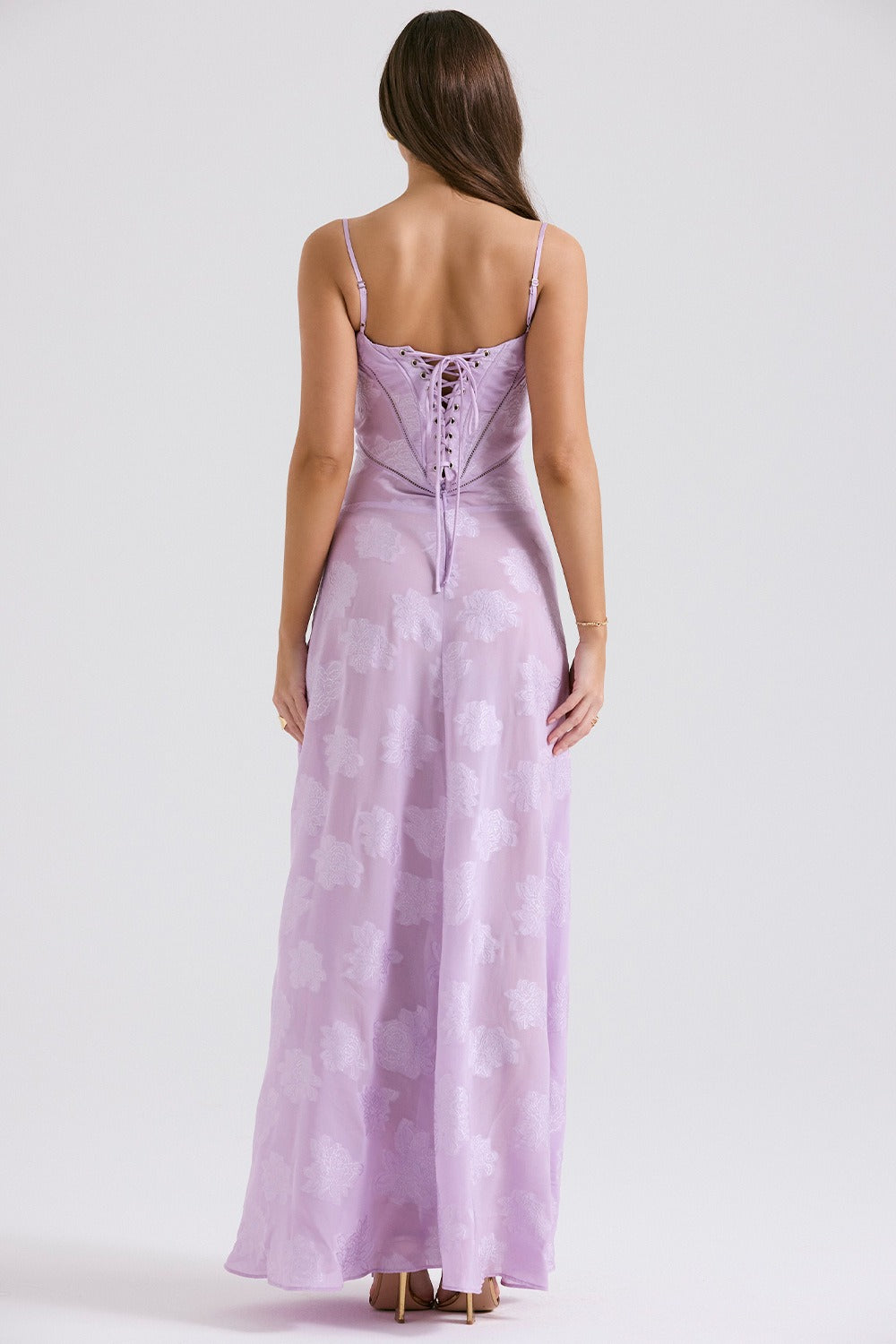 Lace Edition TieStrap Romantic Maxi Dress