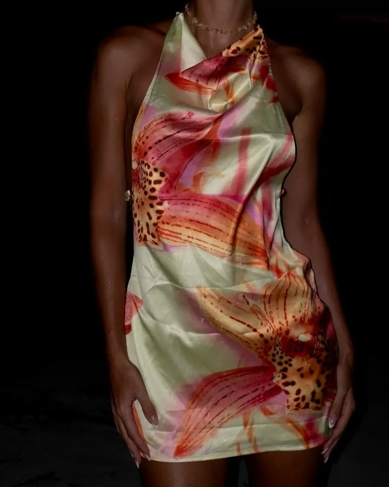 BACKLESS LUCIA MINI DRESS