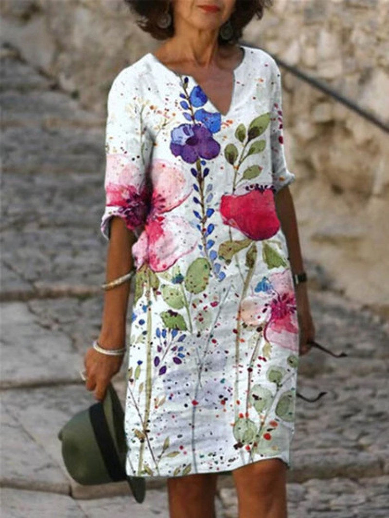Maximiliana Timeless and Refined Summer Dress for Women Stylish Outfit