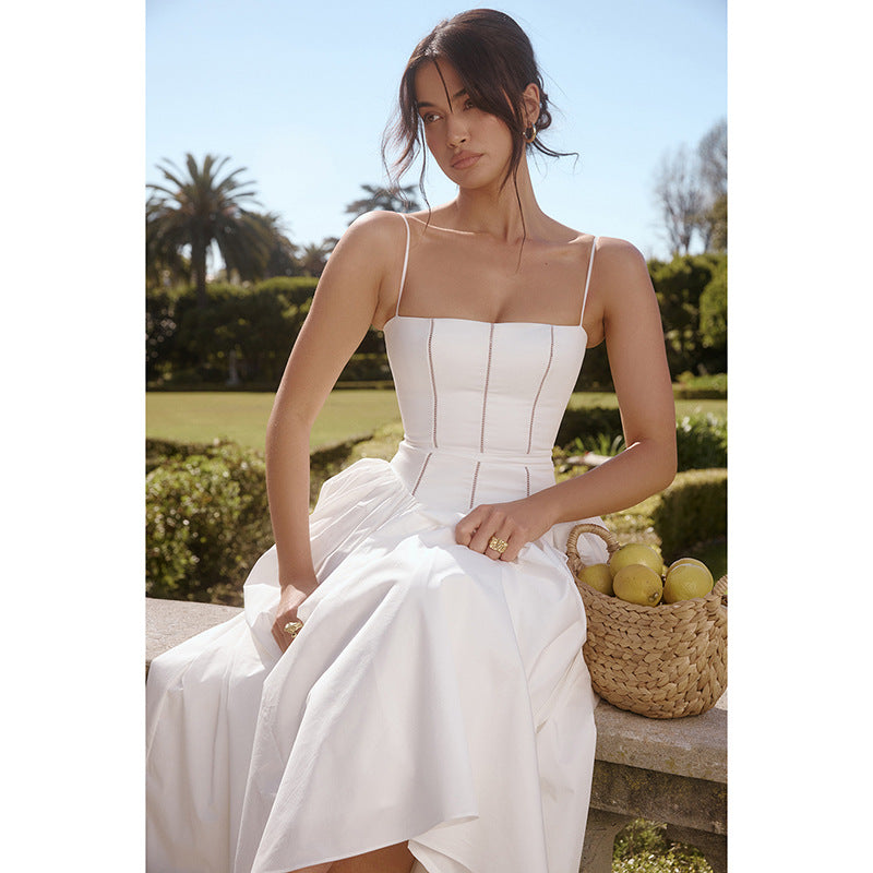 Midi Queenstown Dress White