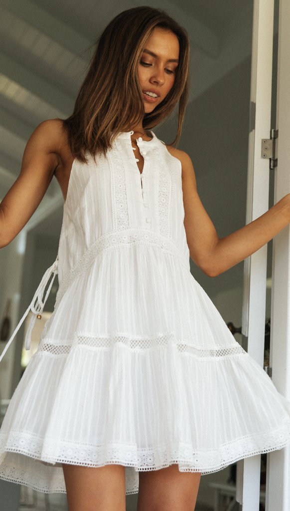 Mini Dreamer Dress White