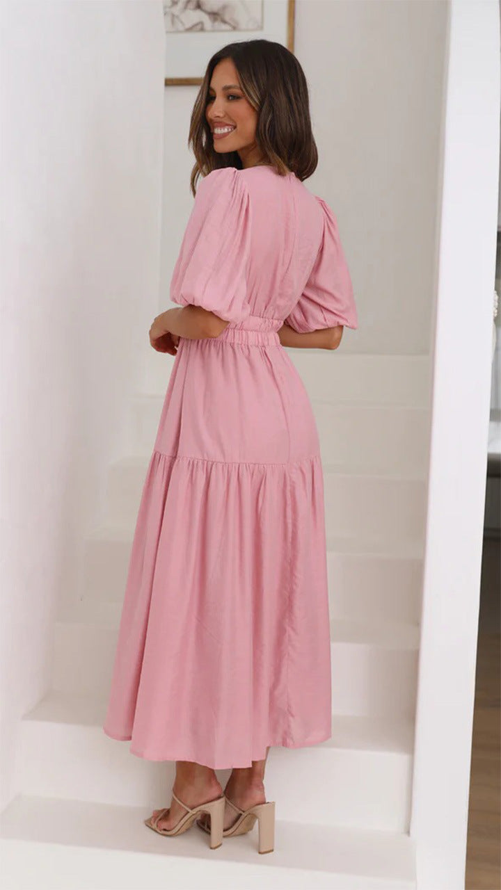 It Brunch Right Midi Dress Pink