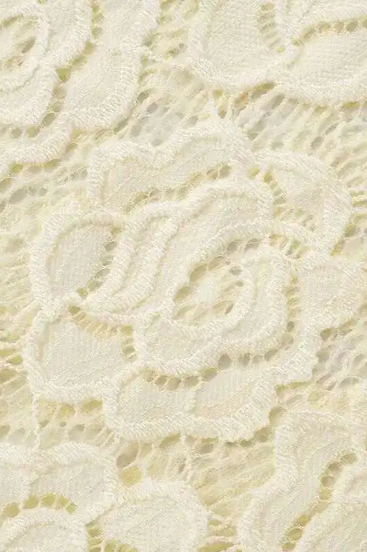 Strapless Lace Mini Dress