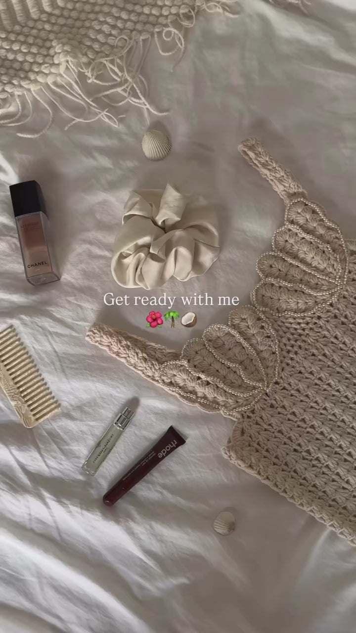 Crochet Isla Knit Bodycon Mini Dress