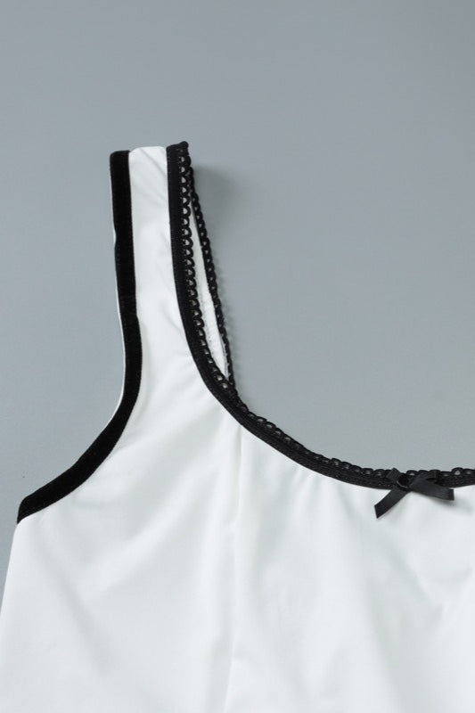 Alluring U Neck Sleeveless Short Bodycon Mini Dress