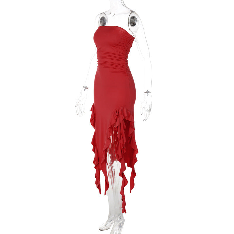 Mini Aliza Dress Red