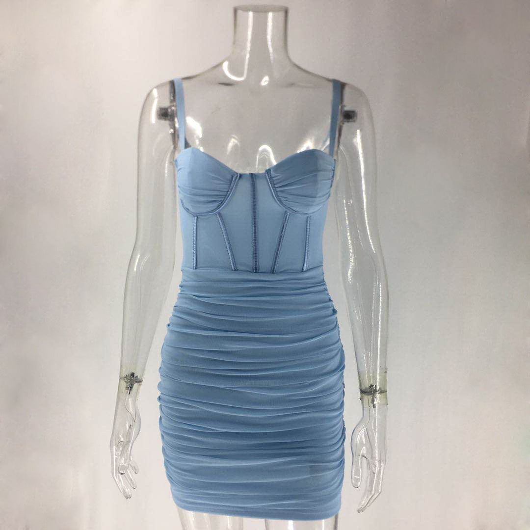 Dream Cupid's Mini Dress Blue