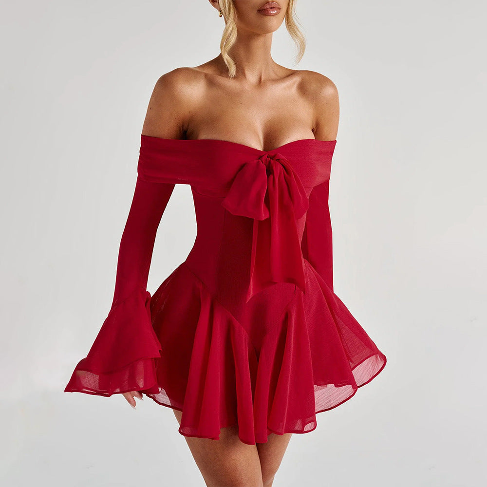 Mini Savoca Dress Red
