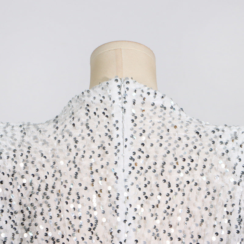 On Party Mini Dress Silver