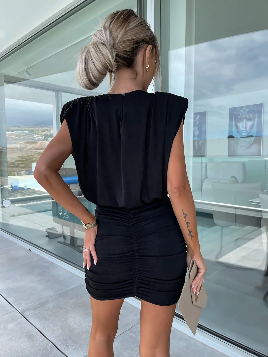 Mini Truden Dress Black