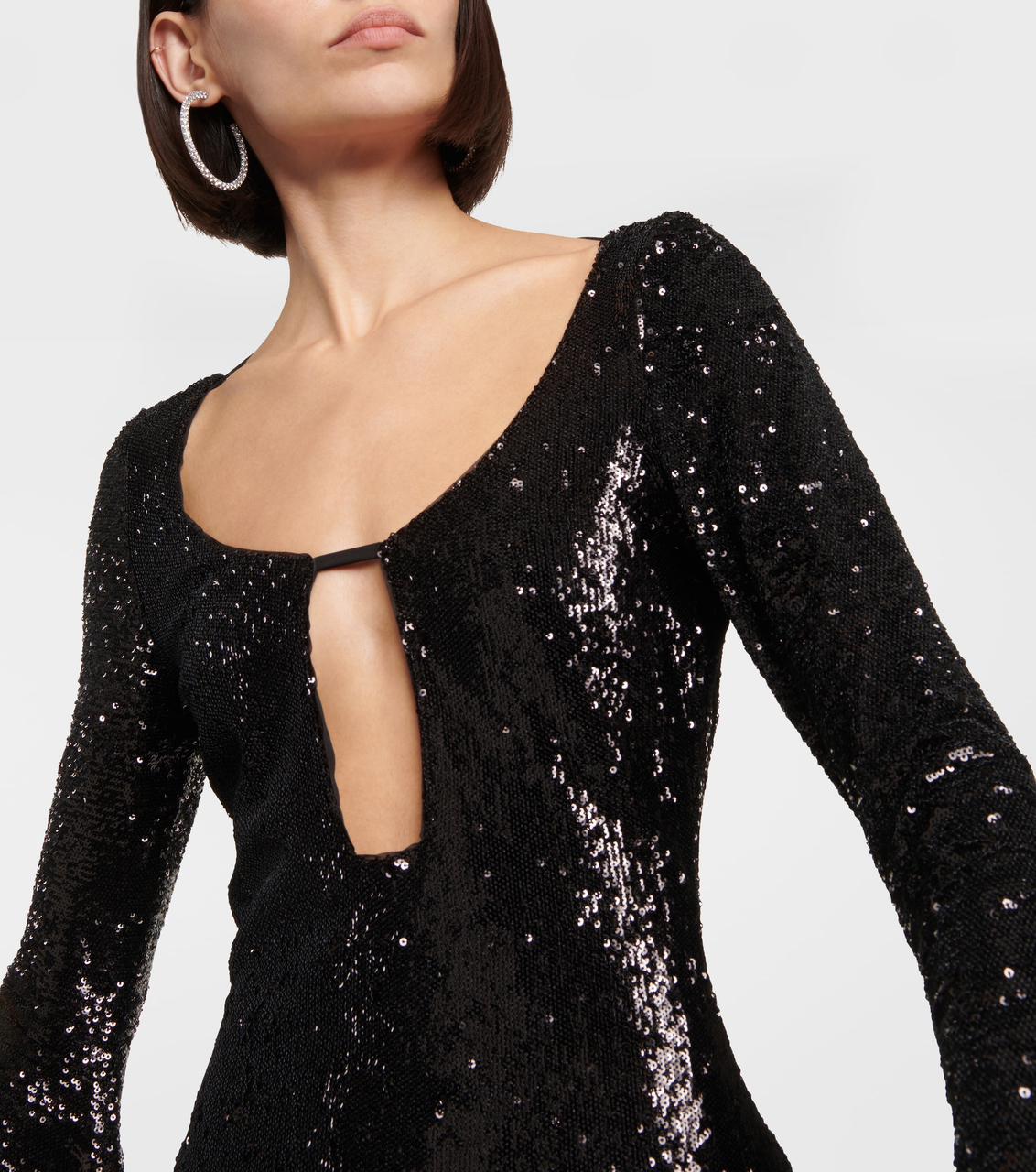 Mini Glimmer Dress Black