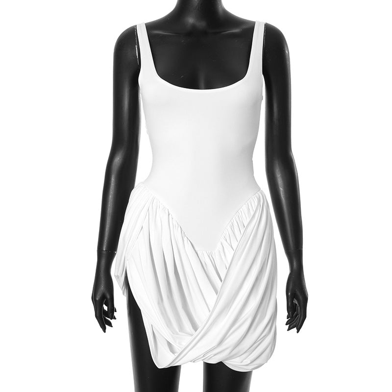 Mini Kaz Dress White