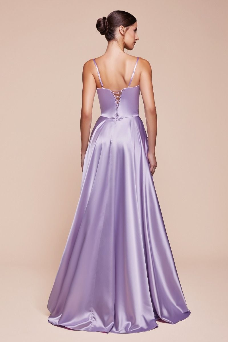 Graceful Strapless Maxi Formal Dress