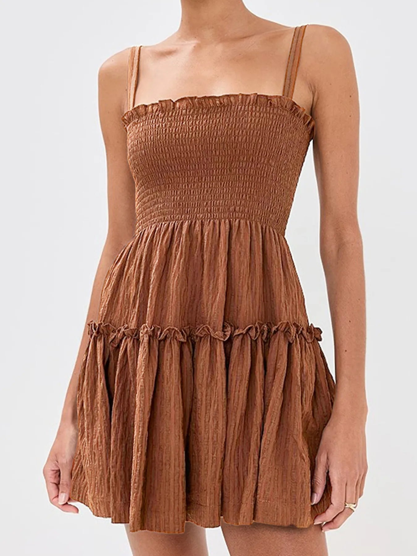 Exclusive Lucrezia Chic Sleeveless Sheath Mini Dress Silhouette Collection