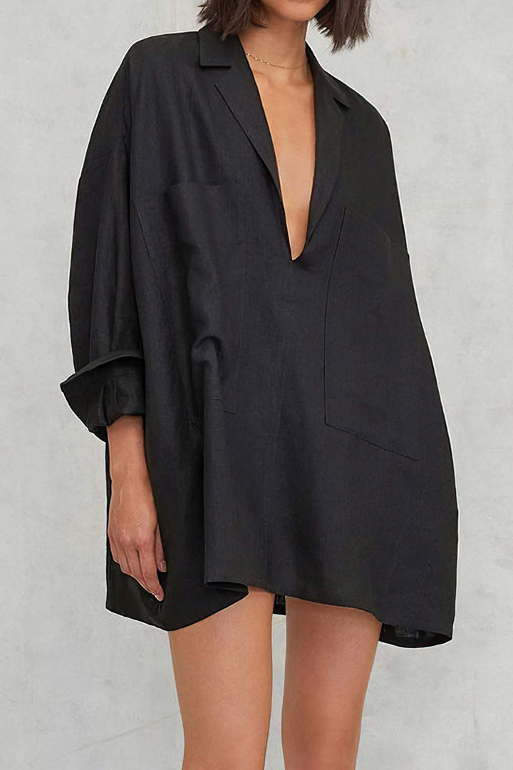 Timeless Sasha Short Midi Dress Premium Wardrobe Essential