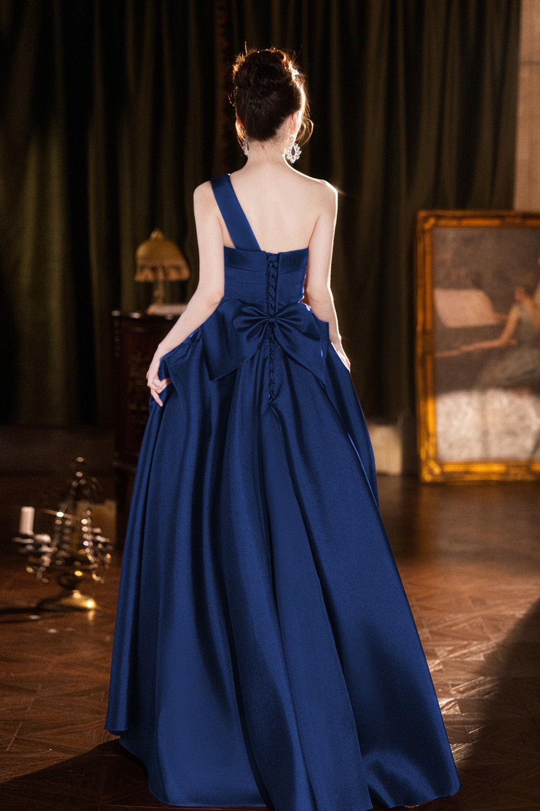 Graceful Floor Length Performance Gown Prom Dress