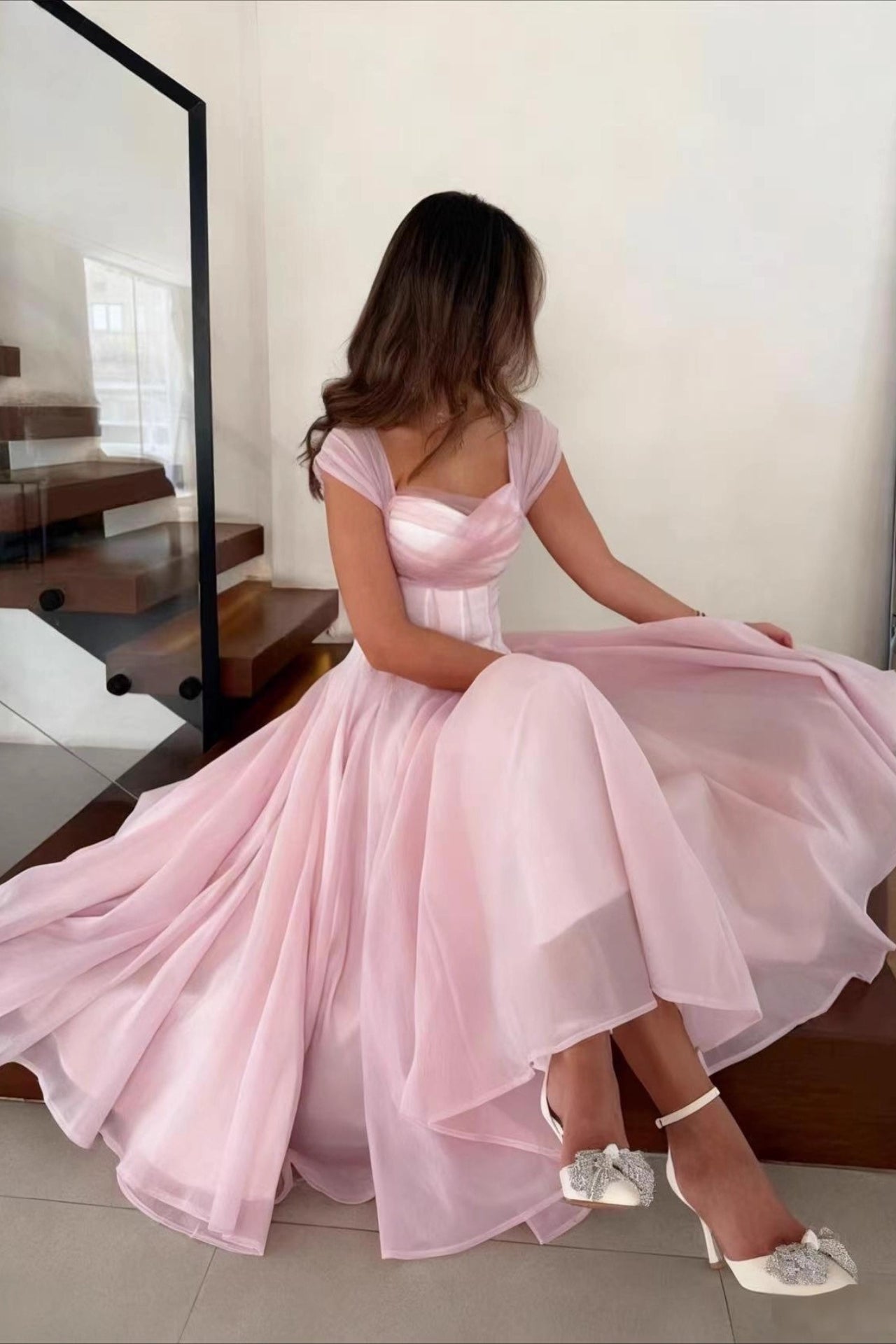 ALine Sweetheart Neckline Prom Dress