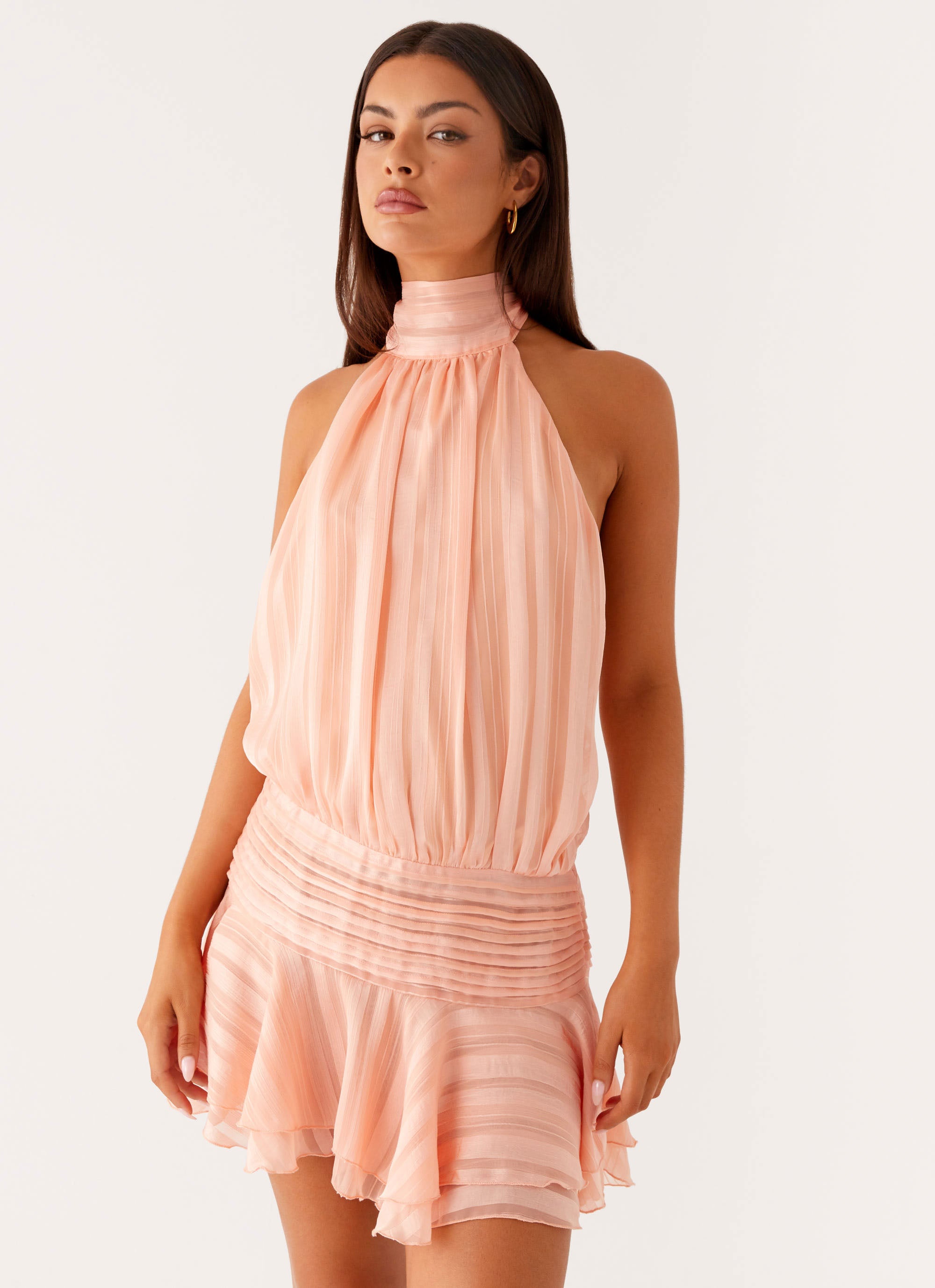 CHIFFON DAISY MINI DRESS