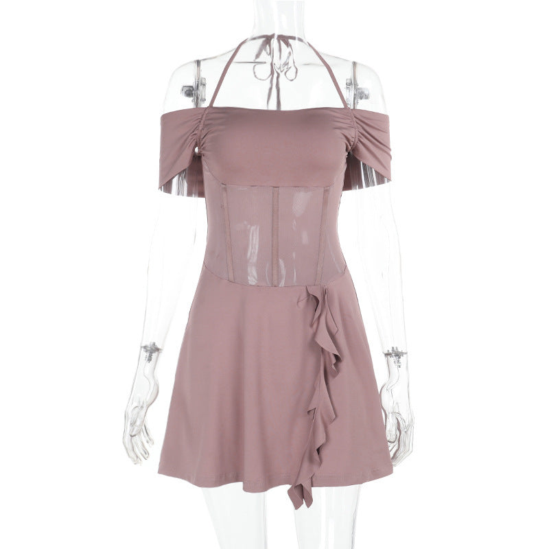 Mini Galvin Dress Khaki