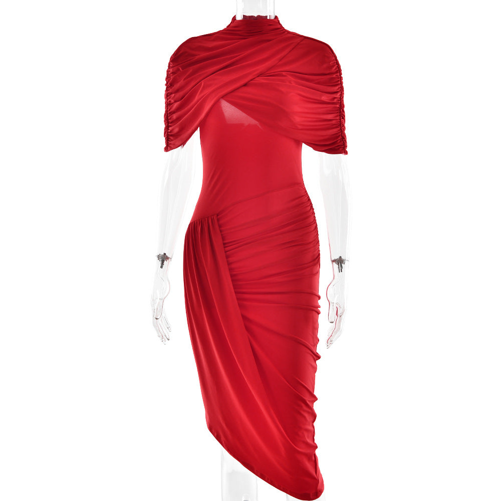 Midi Deardorff Dress Red